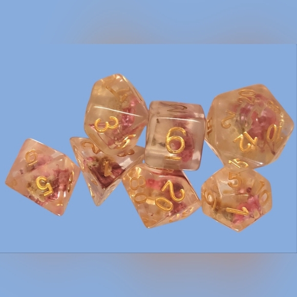 MTG MAGIC THE GATHERING PREMIUM 2 SIDED LIFE COUNTER & CUSDIE ROSE DICE ~ DND - Picture 6 of 7
